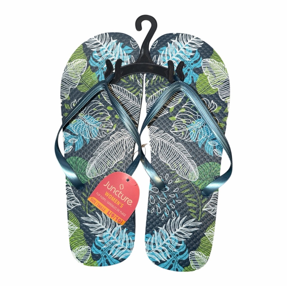 ⭐️ Bundle 5 for $13 • Tropical Leaf Print Flip Flops